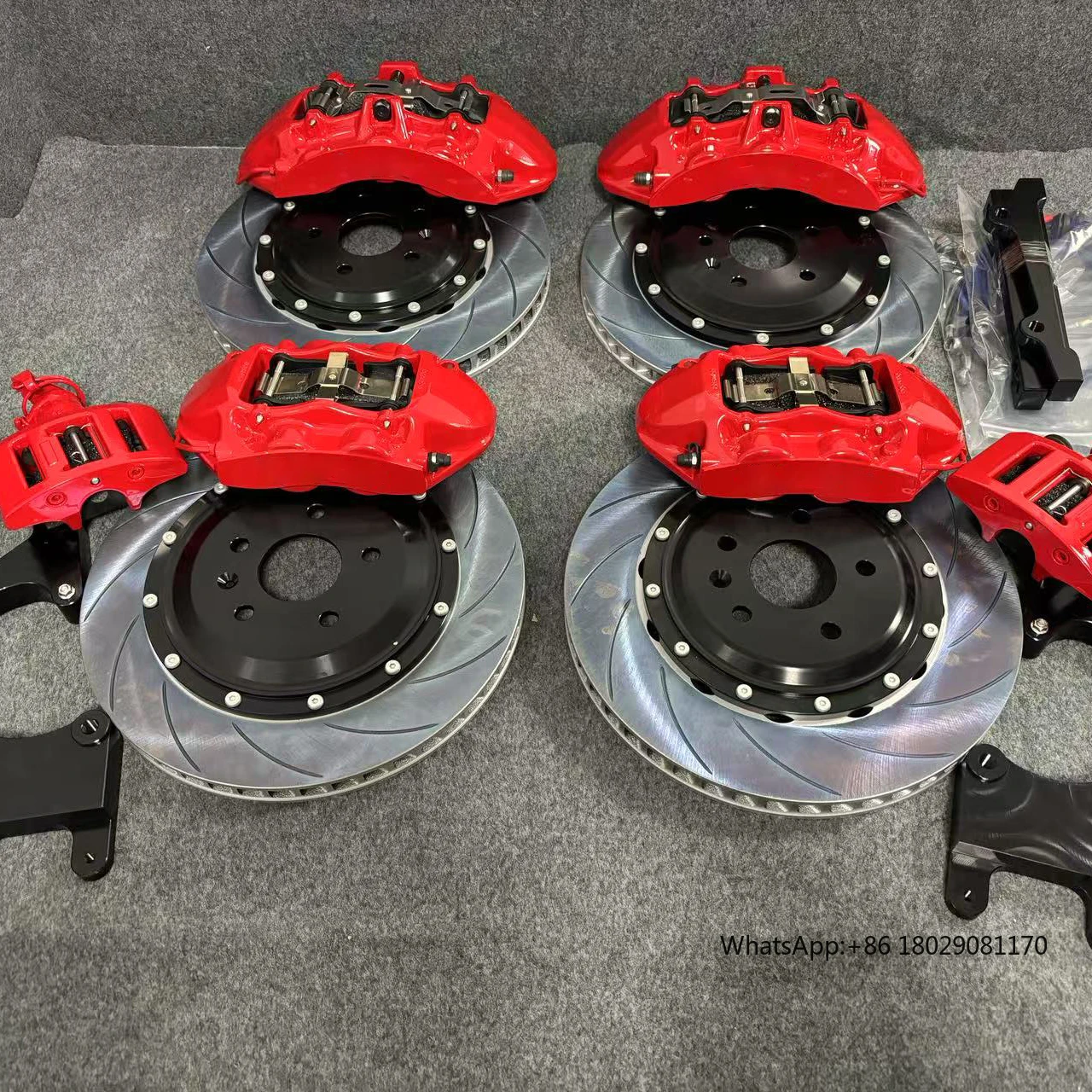 

Red Big Brake Kit V6, 6 Piston Brake Calipers, GT4, 4 Piston Mustang Hand Brake,for E30 E36 E46 E92 F90 F30 F22 F23 F31 Series