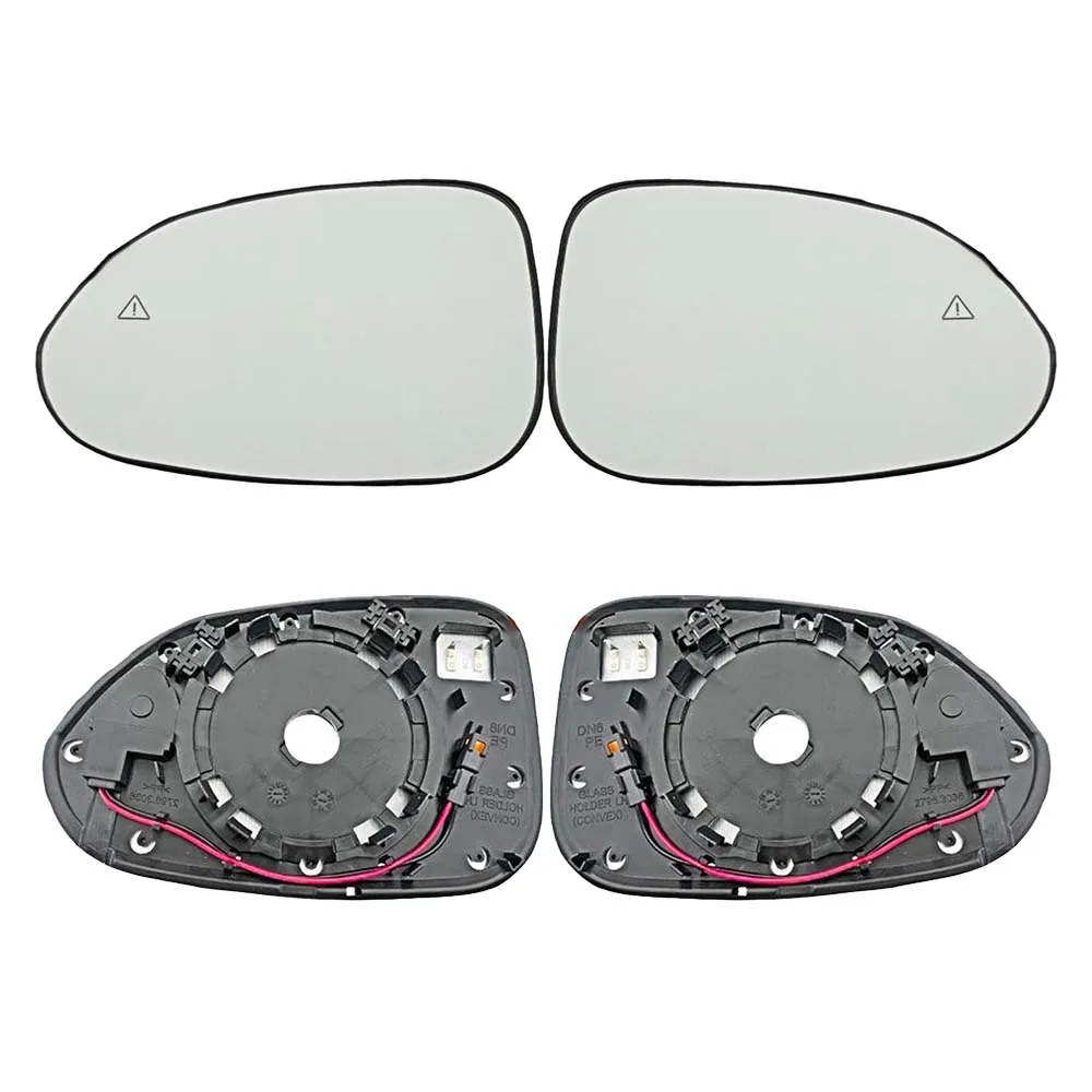 عدسة مرآة الرؤية الخلفية الساخنة بزاوية واسعة للسيارة Hyundai SONATA 2020 2021 2022 2023 ملحقات السيارات استبدال مع زجاج المساعدة