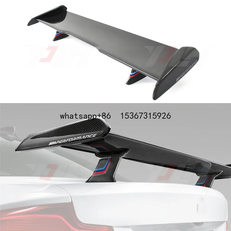 2 Series F22 F87 M2 Upgrade to MP Style Carbon Fiber Rear Spoiler Wing For BMW 2 Coupe F87 F22 M2 to M Performance Style 2015+