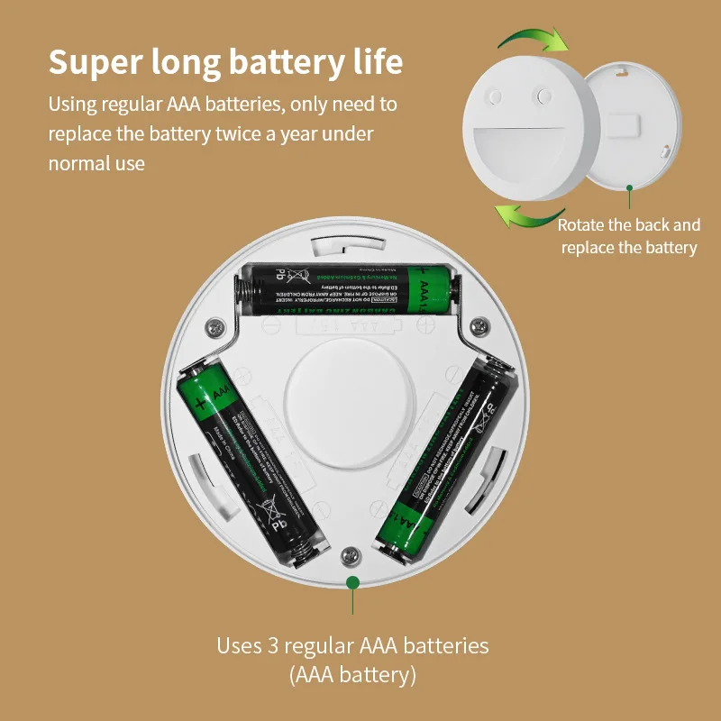 ไฟกลางคืนอัจฉริยะหน้ายิ้มแบตเตอรี่แห้งไร้สายแม่เหล็กร่างกายมนุษย์ไฟอัตโนมัติเตียงนอนห้องนอนตกแต่งทางเดิน