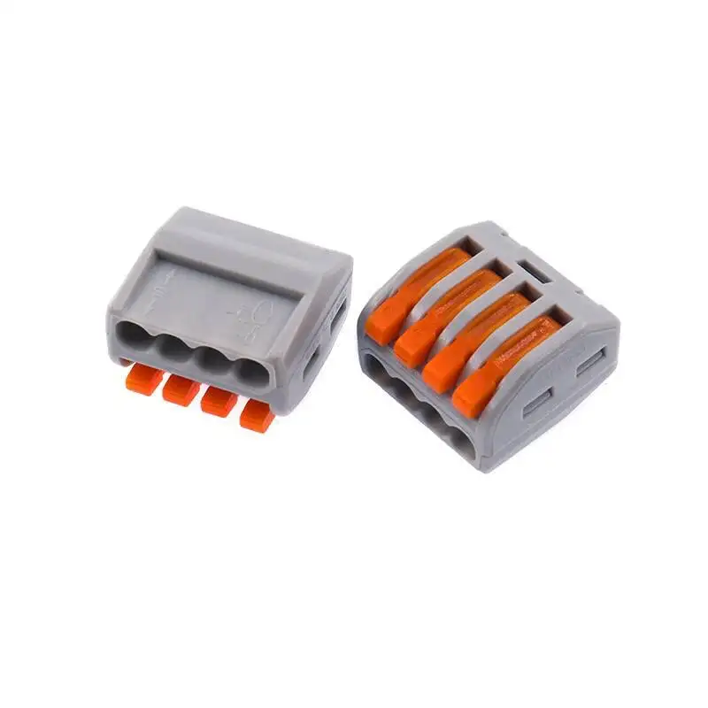 10 Stück Schnellverbinder 1 Eingang 3 Ausgänge Push-Typ Parallele Elektrische Verbindung – Detail 3