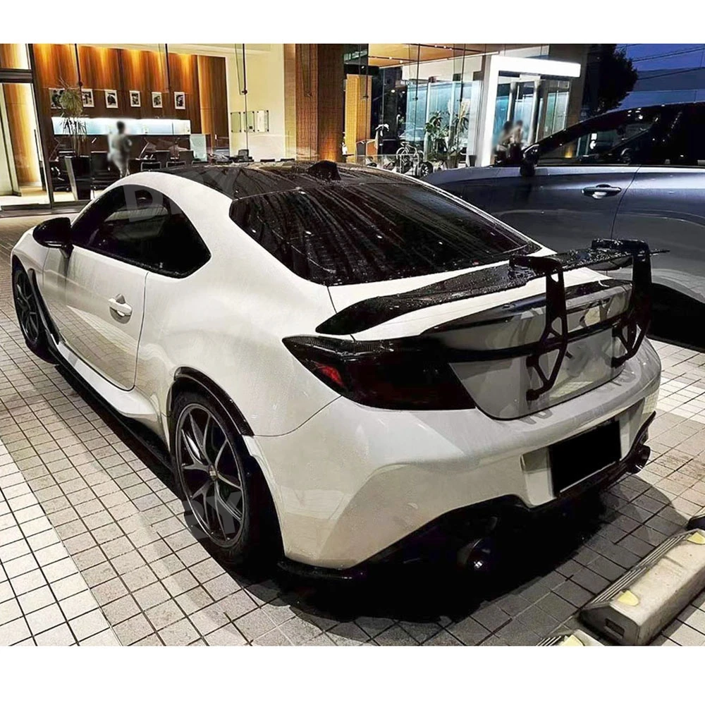 

Карбоновый задний спойлер для Toyota GR86 и Subaru BRZ 2022-2023, крыло на багажник, обвес, автоаксессуары, FRP