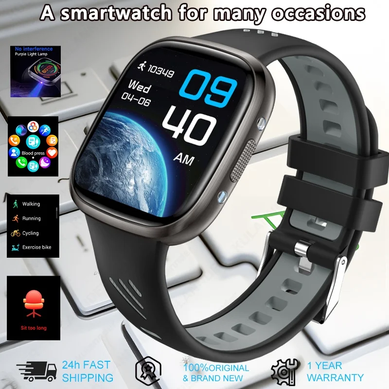 Xiaomi-男性と女性のためのコネクテッドウォッチ,Bluetooth,通話,IP68防水,100以上のスポーツモード