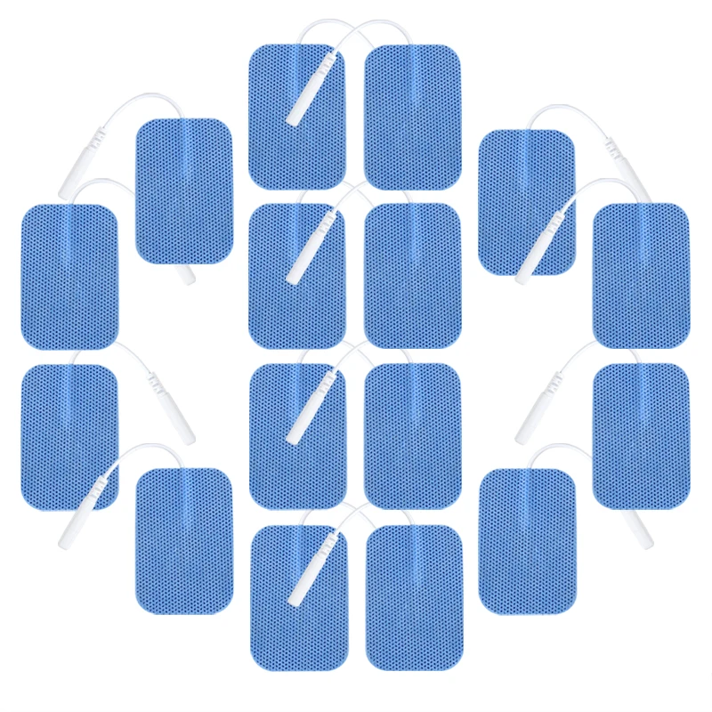 

4*6 см нетканые силиконовые гелевые электродные подушечки TENS, иглоукалывание для стимулятора нервов, мышечные подушечки с разъемом 2,0 мм