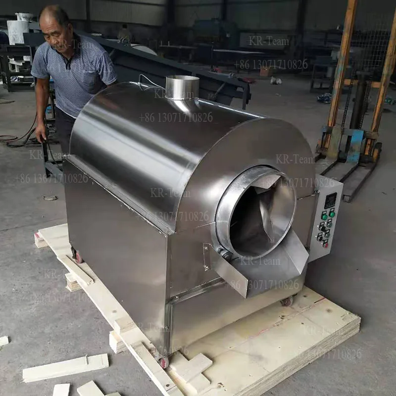 Erdnuss-Röstmaschine für Sesam, Erdnuss, Nüsse, Pistazien, Getreide, Röster