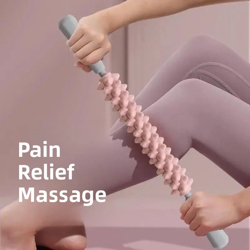 

Wolf Tooth Rod Deep Tissue Massage Yoga Equipment Leg Muscle Relaxation Roller Slimming Wheel Relaxing Fitness Yoga Set