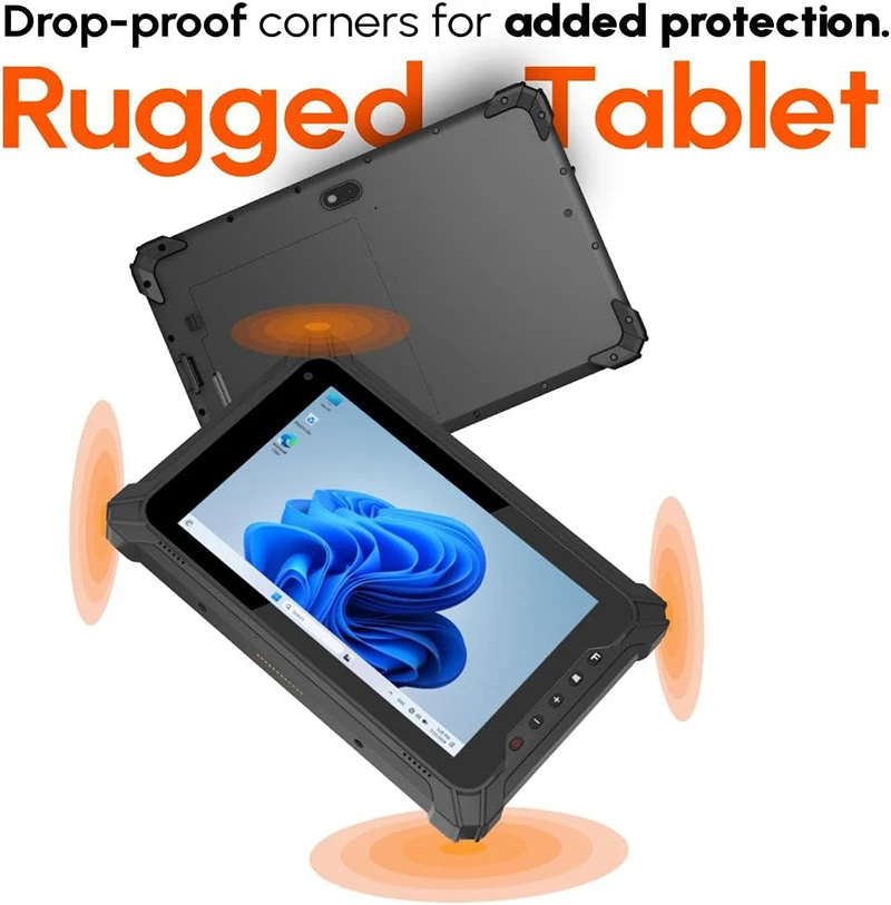 

Прочный планшет Windows 11 Pro, 8 ГБ + 128 ГБ, промышленные планшеты, Intel N5100, 700 нит, 8-дюймовый рабочий планшет, 4G LTE, бизнес-строительство