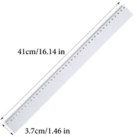 Transparent Straight Ruler,20cm,30cm,40cm,50cm,High Precision Maths Drawing Measuring,Office Learning Stationery Supplies 9703 4