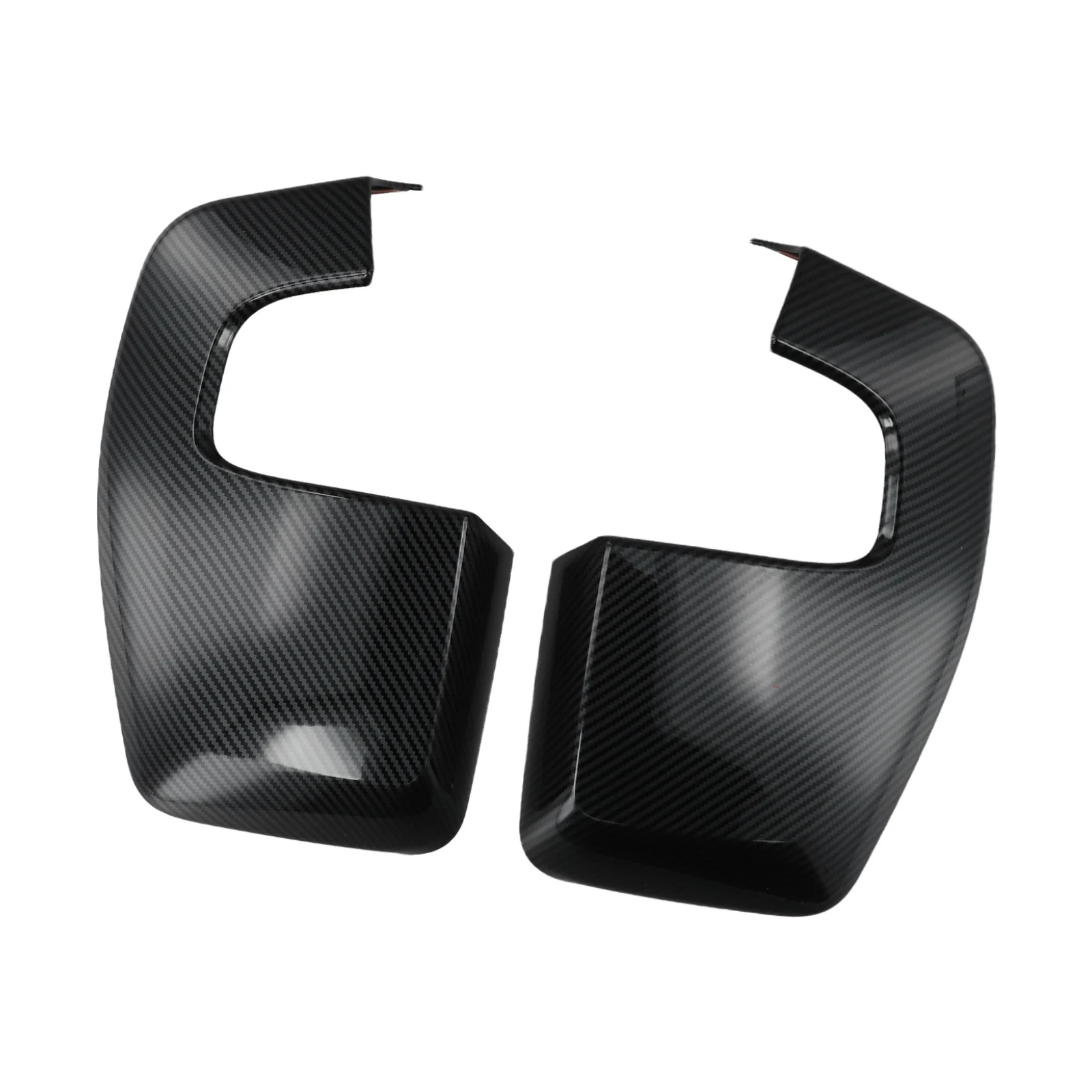 

Door Cap Easy Installation Carbon Fiber Look Door Wing Mirror Cover Glossy Finish Lightweight Design Rust Resistant