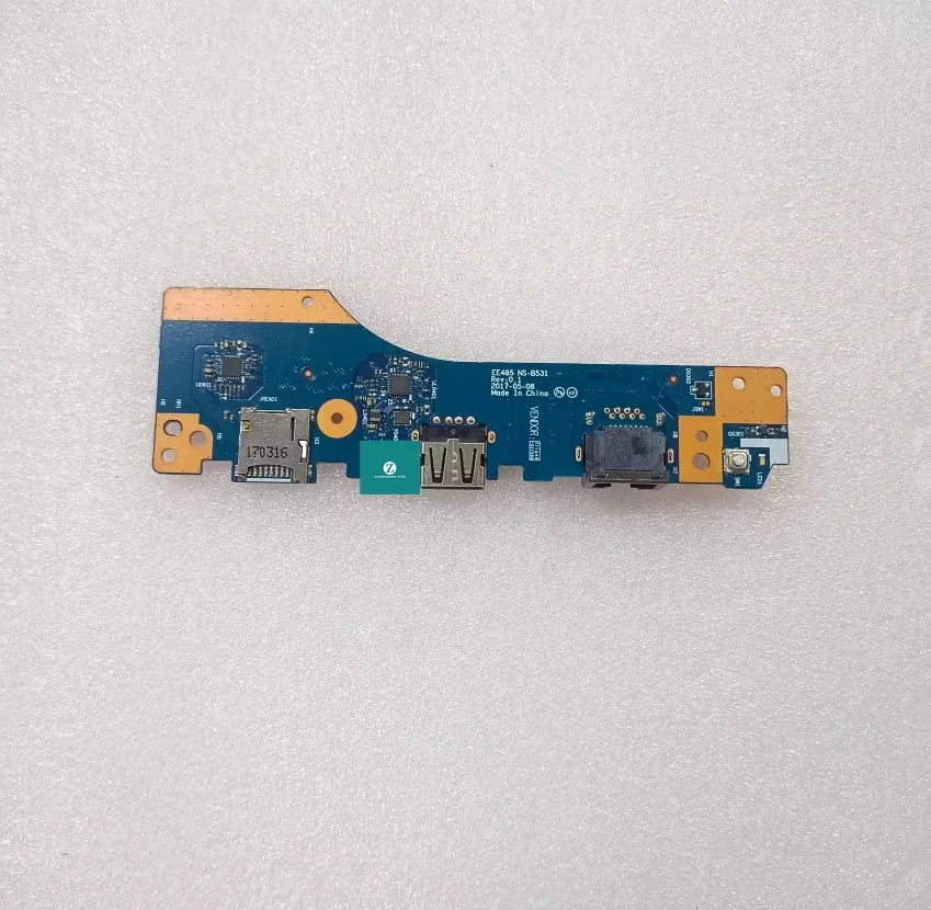 FOR LENOVO Thinkapd E480 R480 E485 E495 E490 USB WLAN POWER BUTTON BOARD NS-B531