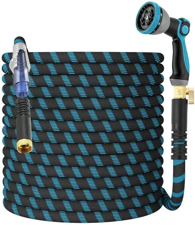 

Гибкий садовый шланг длиной 30 метров с 10-позиционной насадкой, легкий и устойчивый к перегибам, для удобного полива