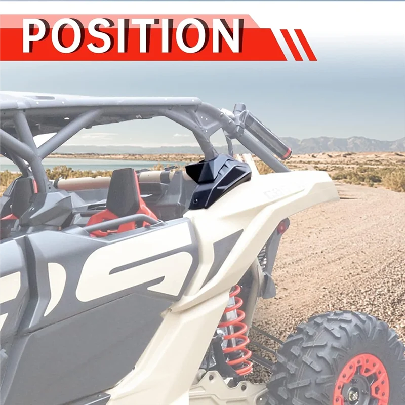 Practical Rear Cage Trim Cover For Can Am Maverick X3 / X3 Max 2017-2024 C Pillar Protection Shield Guard 705010335 705010336 view 4