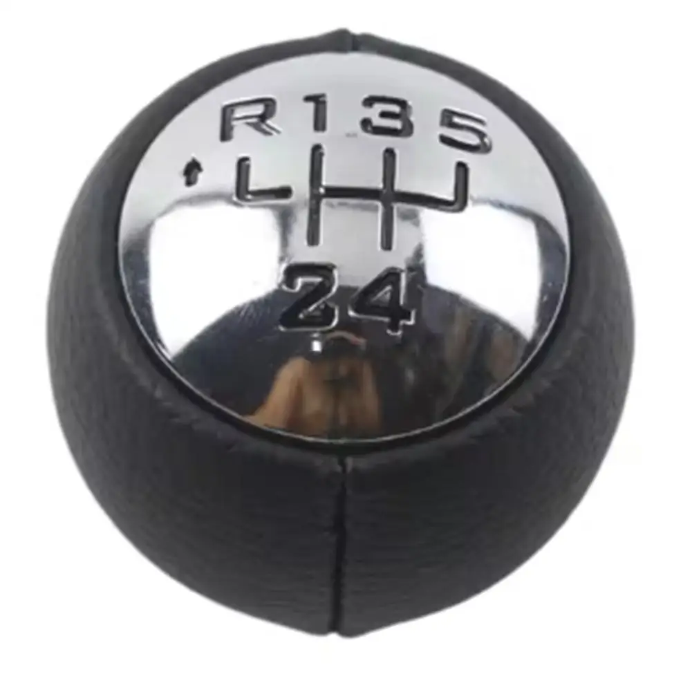 1 Pcs For 307 308 407 3008 5008 807 Black Gear Shift Knob ABS 5/6 Speed New Easy Installation Car Accessories