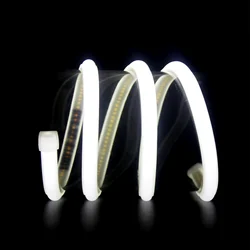 Bande lumineuse LED COB longue et flexible pour la décoration intérieure, éclairage linéaire, blanc chaud et froid, 10m, 20m, 220V, 10mm, 288LED par m