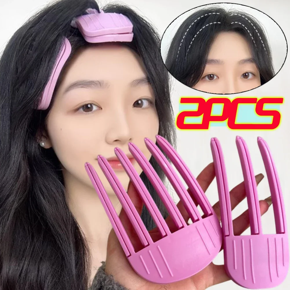 1/2Pcs Simple Fluffy Hair Roots Clips No Heat High Vertex Hair Curler Styling Fluffiness Women Men Volume Wind Sculpting Comb