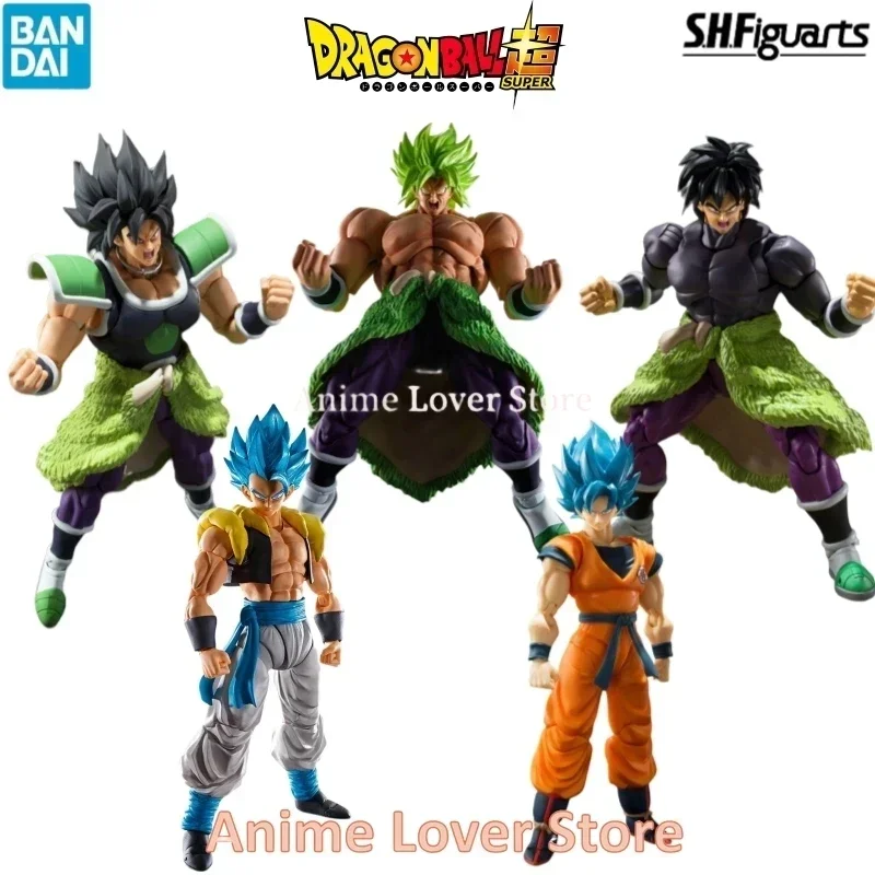 

100%-Original Bandai SHFiguarts SHF Dragon Ball Z Dragon Ball SUPER Broly Son Gokou Gogeta Super Saiyan Anime Action Figure Toy