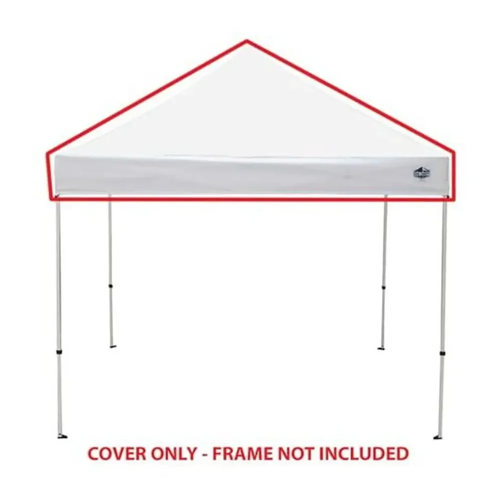 10X10 Instant Pop Up Tent Replacement Cover UV and Water Resistant White Universal Cover Festival Tuff Tent Athena Goliath Pop