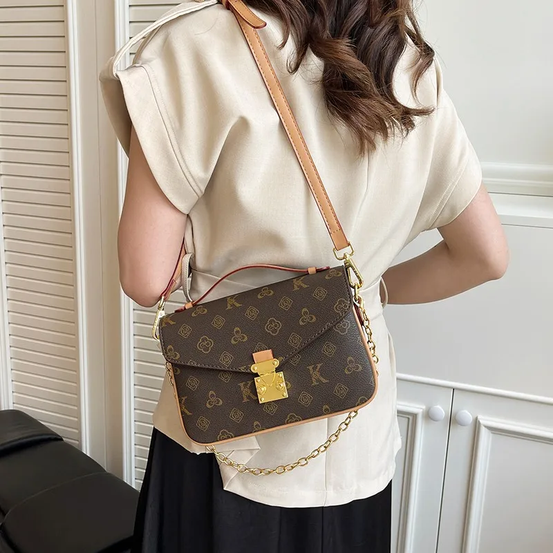 

Unique High-End Minimalist Luxury Shopper Messenger Purse Bag For Women With Solid Color Fashion