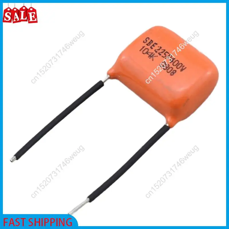 

Конденсатор Flash Deal-оранжевого тона SBE715P 104K 0,1 мкФ 400 В, сменный колпачок для электрогитары, бас-гитары, 1 шт.