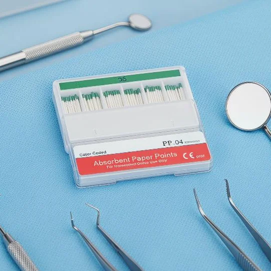 15/20/25/30/35/40 # Disposable Dental Absorbent Paper Points Guttahanger Taper for Endodontics