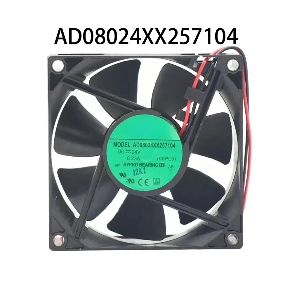 

New FOR ADDA Axial flow fan 80*80*25MM AD08024XX257104 AD0824UX-A71GL 24V 0.23A