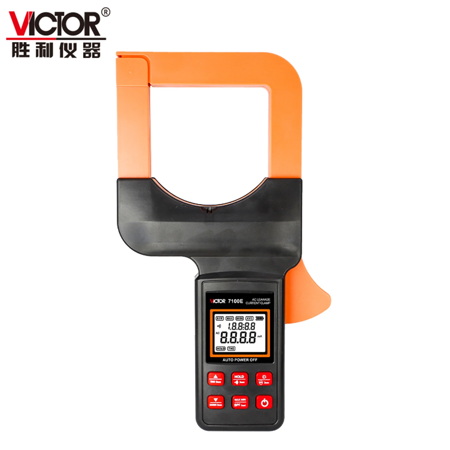 VICTOR 140E 6800E 7100E High-precision Clamp Shaped Leakage Current Meter True RMS  Filtering,MAX/MIN/AVE Distortion Rate