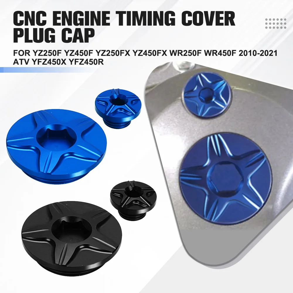 

FOR YAMAHA YZ250F YZ450F YZ250FX WR250F 2014 2015 2016 Motorcycle Frame Hole Cover Aluminium Shields frame from external damage