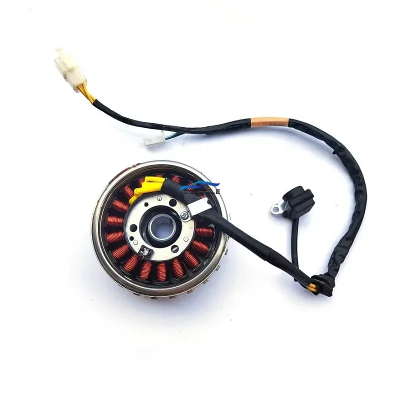 1pc for Peugeot motorcycle SF3/SF4 Django QP150T-C/2/3/D/G original magnetic motor coil assembly rotor