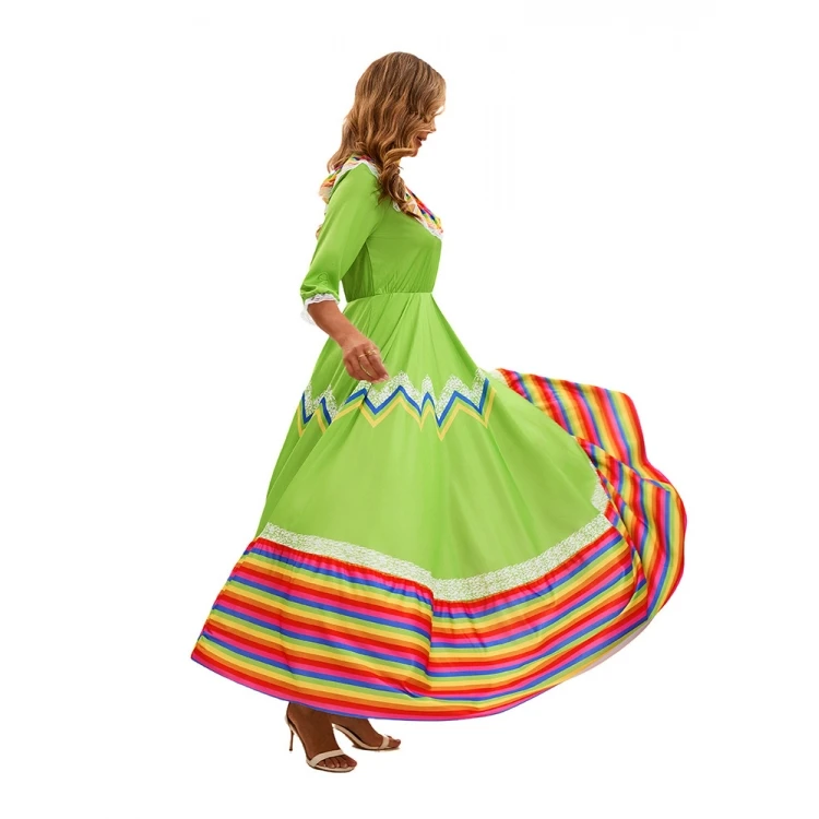 Danza da donna Dr etnica gonna larga spettacolo teatrale costume loween estate 2025 abito Faion Tang da donna