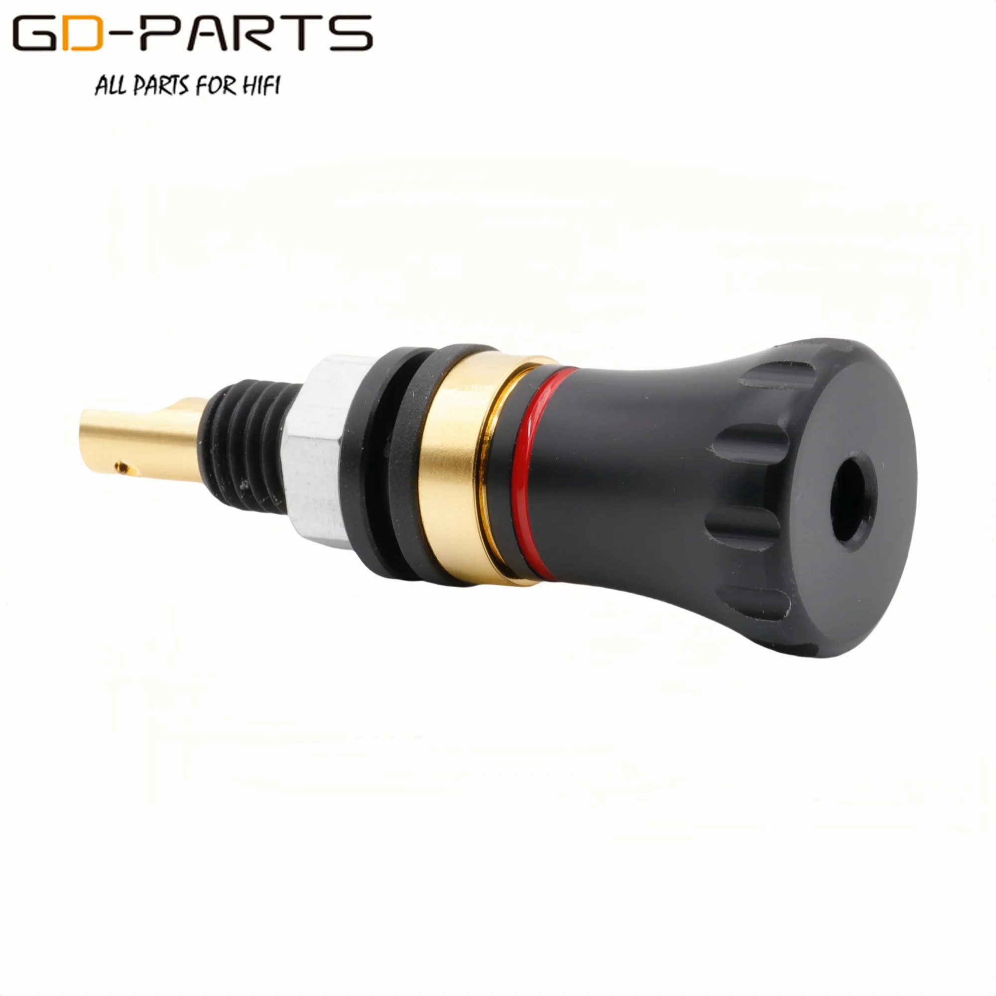 EIZZ 24K Rame Placcato Oro Altoparlante AMP Binding Post Terminale Femmina Banana Martinetti Connettore Vite di Blocco Hifi Audio FAI DA TE