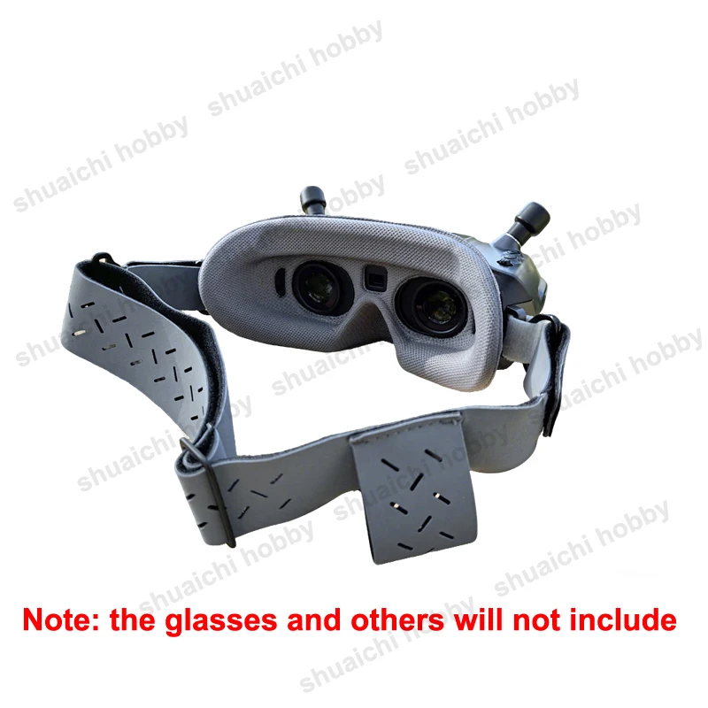 Fpv Digitale Bril Vervanging Oogmasker Schuim Spons Frontplaat Pad Zwarte Lens Beschermhoes Voor Rc Drone Avatar Hd Bril X
