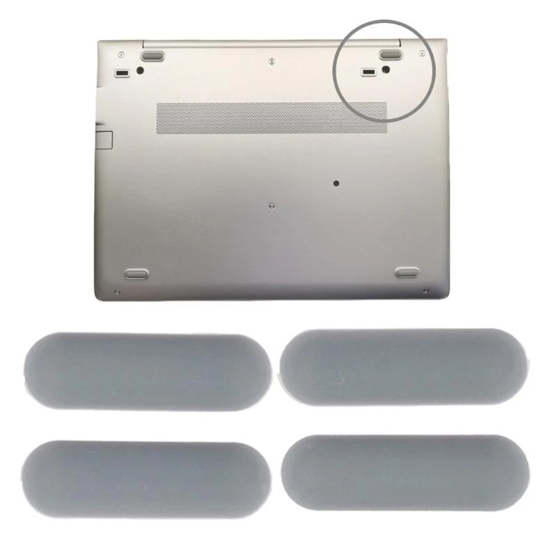 4Pcs/set Laptop Bottom Base Cover Rubber Foot Feet For HP 840G5 G6 745 G5 G6 830 735 G5 G6