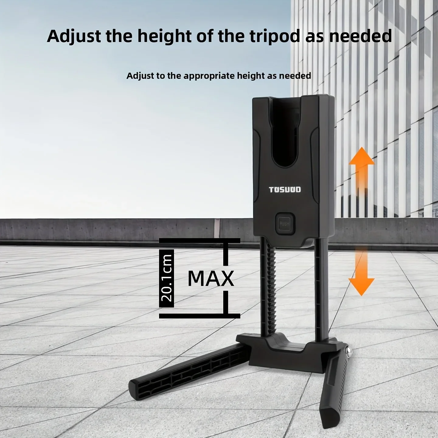 TOSUOD دراجة وقوف السيارات الرف المحمولة ارتفاع قابل للتعديل الدراجة مسنده صغير وخفيف الوزن المواد PA66 + ABS الدراجة الملحقات