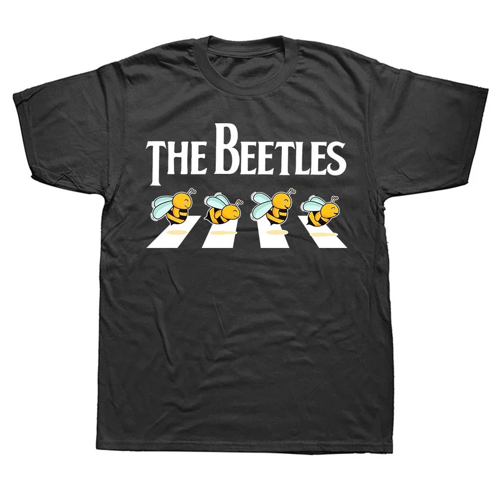 مضحك النحل الخنافس تي شيرت تربية النحل النحال الجرافيك القطن الشارع الشهير قصيرة الأكمام الهدايا النحل عاشق تي شيرت الرجال #1