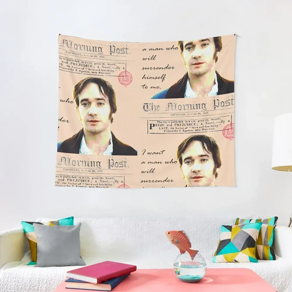 

Mr. Darcy Pride & Prejudice Tapestry Wall Deco Wall Tapestries For Bedroom Bedrooms Decorations Tapestry