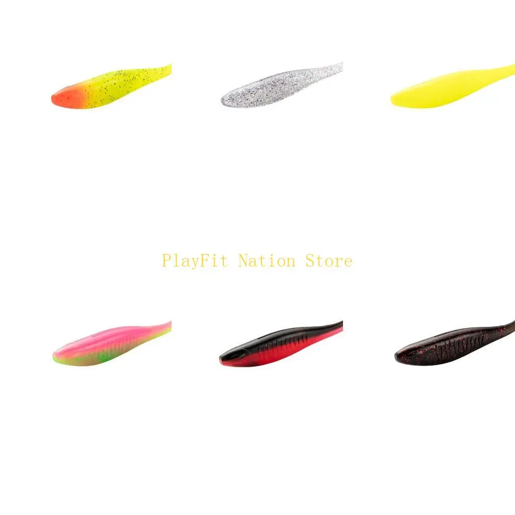 

242F 10cm Soft Fishing Lures Paddle Tail Swimbaits Artificial Baits Fishing Lure