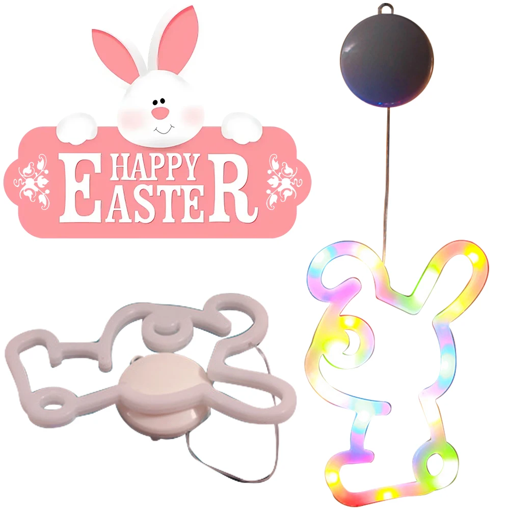 

Easter Bunny/Eggs Window Light Battery Operated Led String Light Indoor String Light Indoor Light for Home Indoor Party Decor
