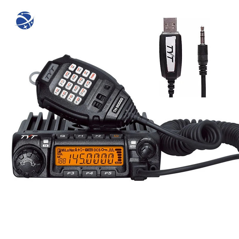 

TYT TH-9000D High Power Car Mobile FM Transceiver Amateur Ham Radio 45W/65W VHF/UHF Walkie Talkie Long Range 100KM