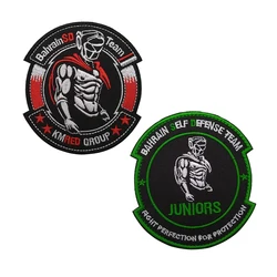 Embroidery Patches for Boxing and Hegemony Sports Tactical Badges KM RED Group Hght Perfection Self Defense Team