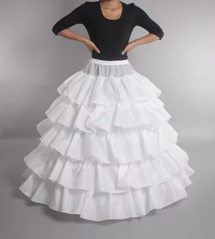 Hot Bridal Wedding Petticoat Underskirt Prom Plus Size Hoop Crinoline 12 Styles Customized - Image 13