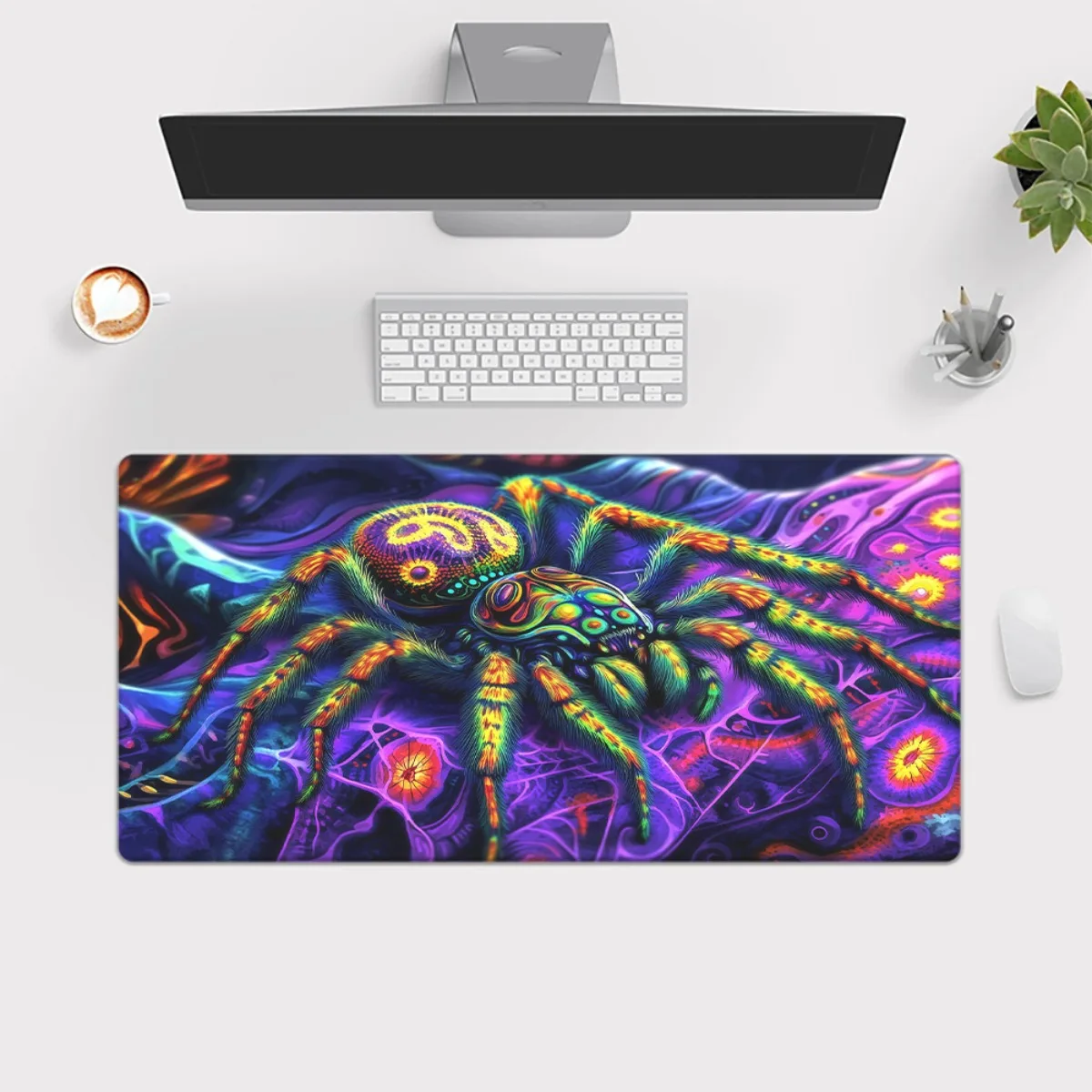 Brand Vibrant Spider Mousepad - Gaming Keyboard Brand avis et prix