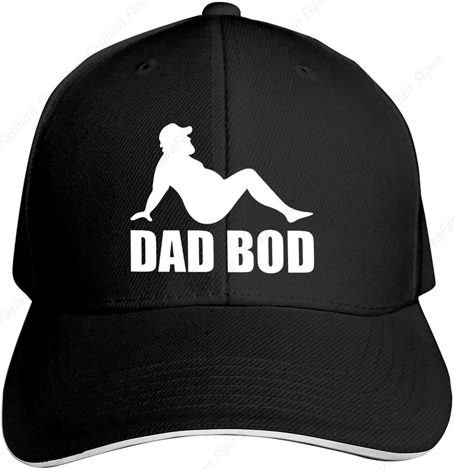

Funny Dad BOD Casquette Trucker Hat Baseball Cap Adjustable Dad Hat Denim Hat for Men Women