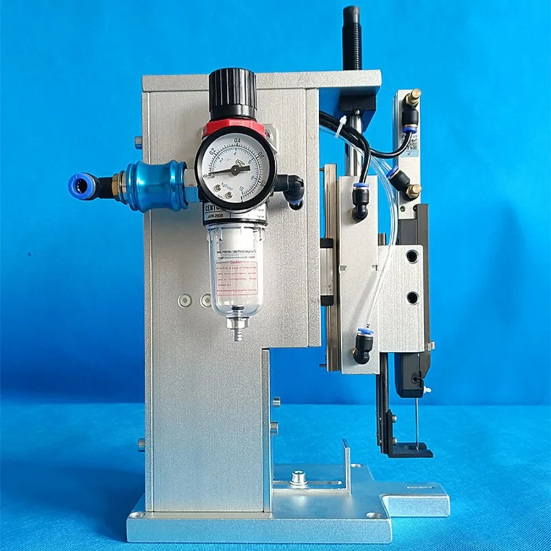 Pneumatic Glue Needle Machine Electric Label Gun Clothing Socks Toys Towels Price Tag Fixing Machine Glue Binding Machine view 5