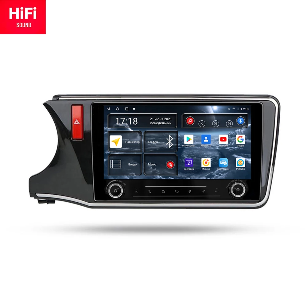 

Автомагнитола RedPower Hi-Fi для Honda City 2014 - 2017 Left hand driver Android 10.0 DVD Screen Player Audio Video