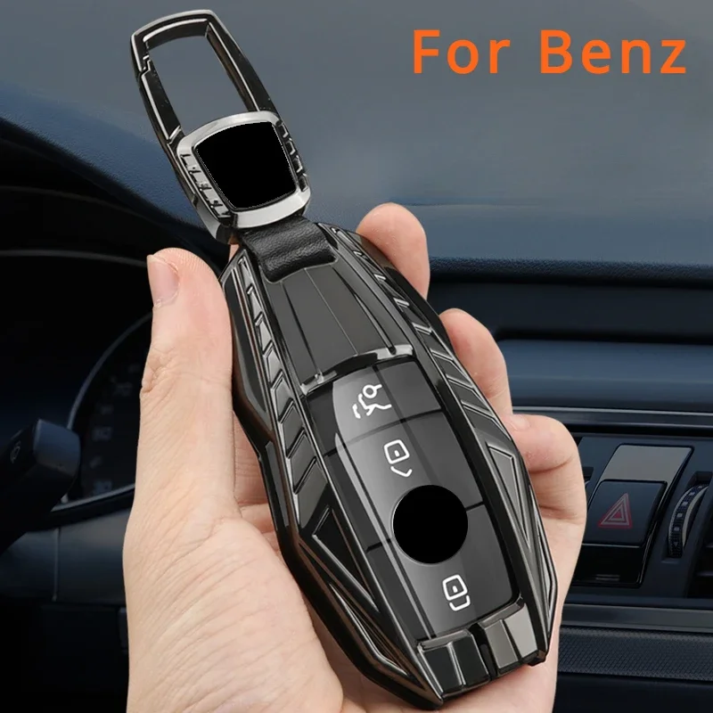 Car Zinc Alloy Key Case Holder Cover for Mercedes Benz C /S Class W223 W206 S350L S400L E Class W213 E300 Auto Interior Supplies