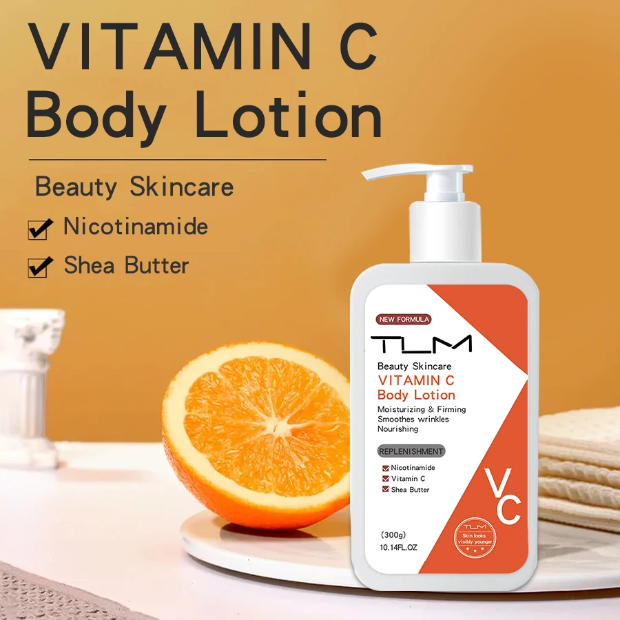 Full Body Skin Care Combo 320g YIGANERJING Sulfur Shower Gel Oil Control Clean 300g Vitamin C Body Lotion Brightening Skin view 5