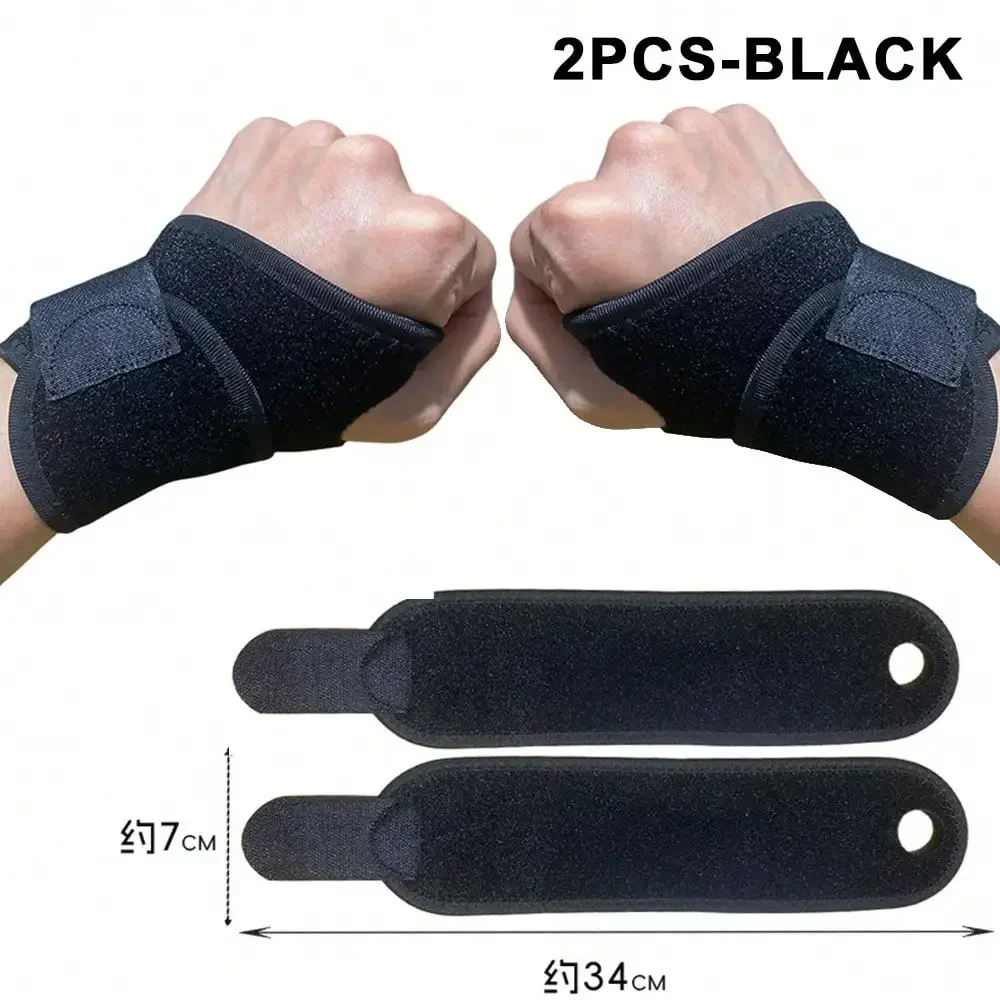 

Adjustable Wrist Brace Women & Men Support Wrap Strap Hand Carpal Tunnel Brace Fitness Suitable Both Right Left Hand