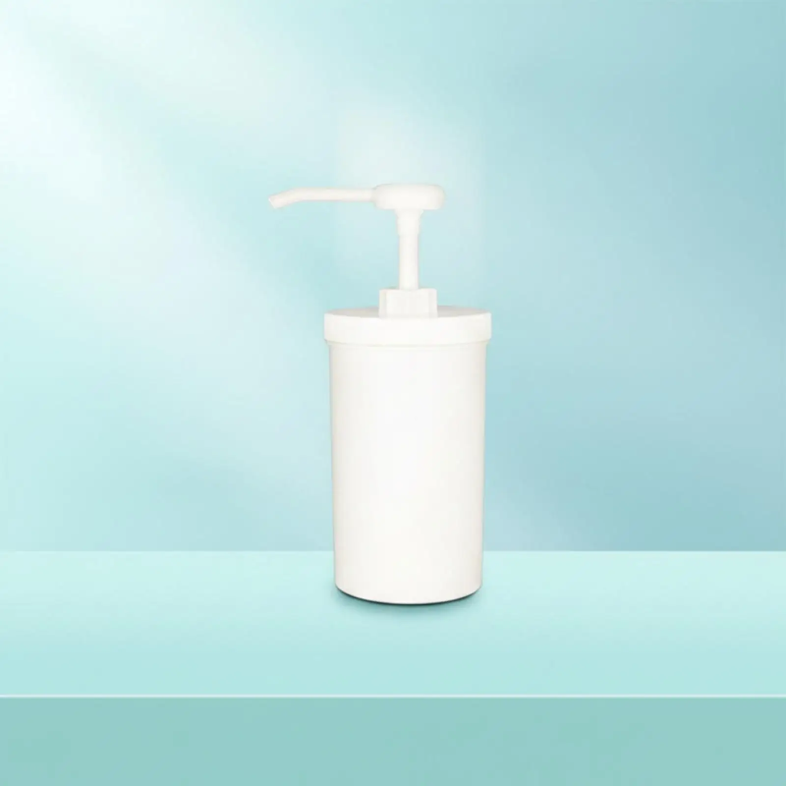Sauce Dispenser with Pump Plastic Pump Dispenser Container Easy-to-Use Lid