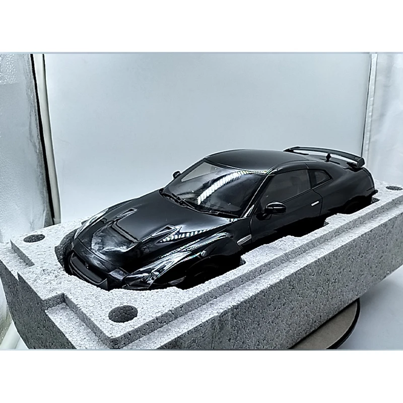 Автоарт 1/12 Nissan GT-R R35 Premium Edition Супер черная литая модель автомобиля из серии, доставка сейчас