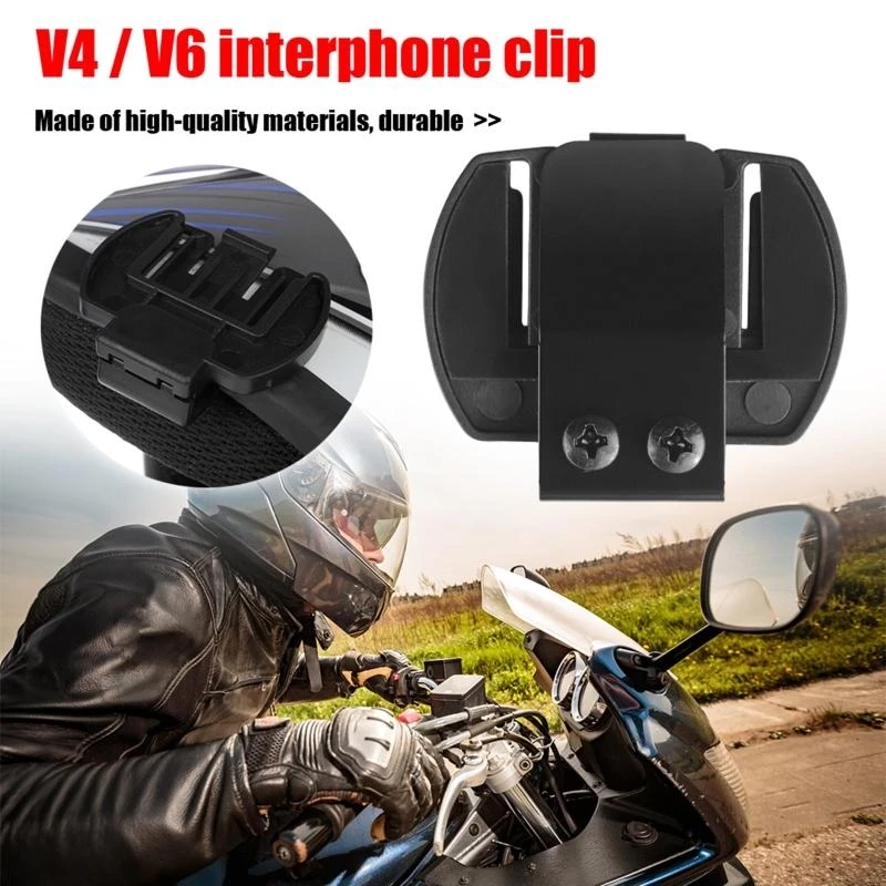 Picture 5: Helmet Universal Headset Earphone Clip Motorcycle Intercom Bracket Fit for V4
